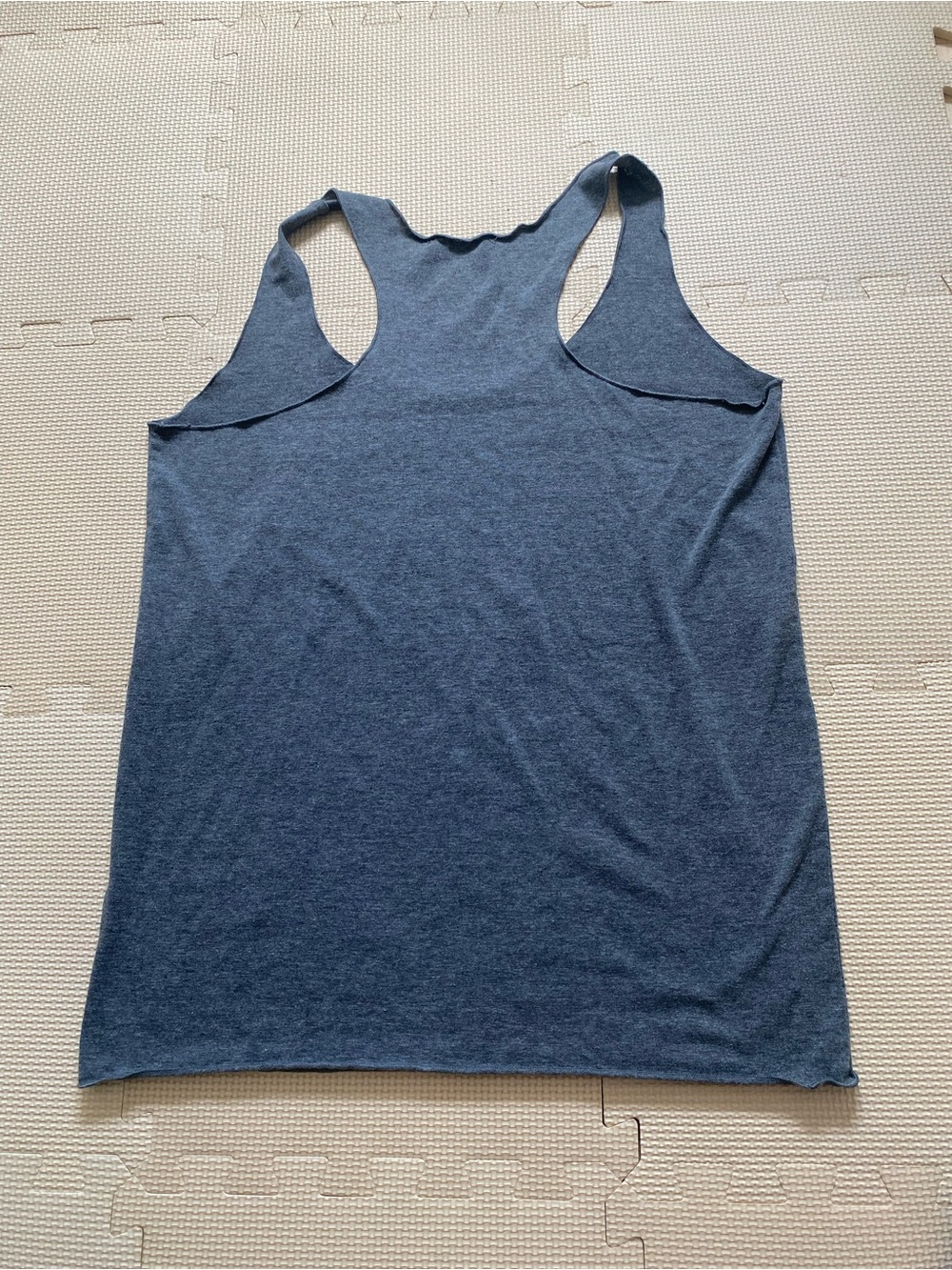 Grey Graphic Racerback Tank "DON'T BE A RICHARD" Small - Picture 6 of 6